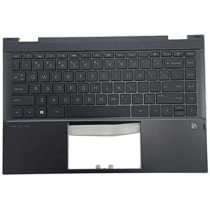 Imagem -02 - Laptop Palmrest Keyboard Case Tampa Superior Eua Versão em Inglês Pavilion X360 14-dw 14t-dw Tpn-q171 Novo