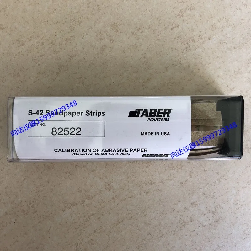 American NEMA test standard S-42 sandpaper, American TABER abrasion tester special S42 sandpaper strip