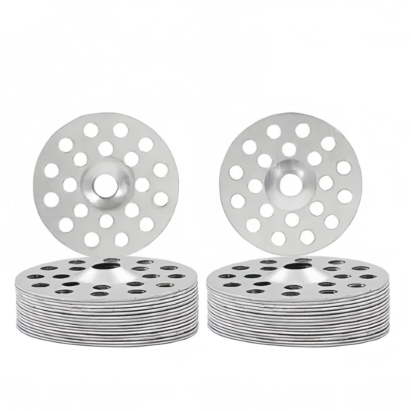 188 pcs Pre-Drilled Center Holes Gypsum Board Washers, great for Wall Crack Fixing, Rust Resistant Coating