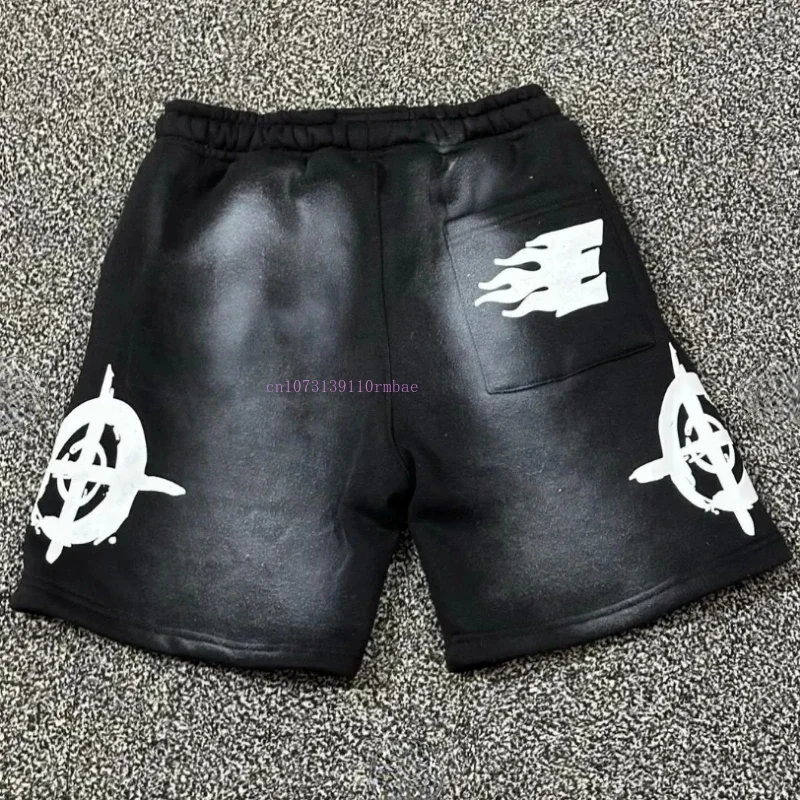 Ins Tide-Shorts de algodão com estampa retrô americana masculina e feminina, estilo de rua solto, shorts para casal, novo, verão, Y2k