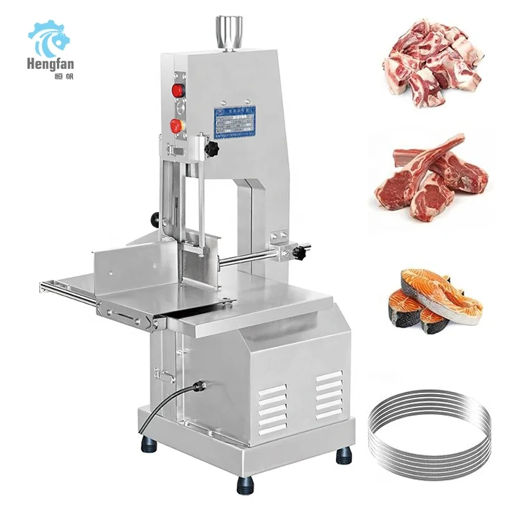 

Stainless Steel Meat Bone Cutter Machine Bone Sawing Machine Butchers Meat Bone Saw for Rib Pork Beef Steak