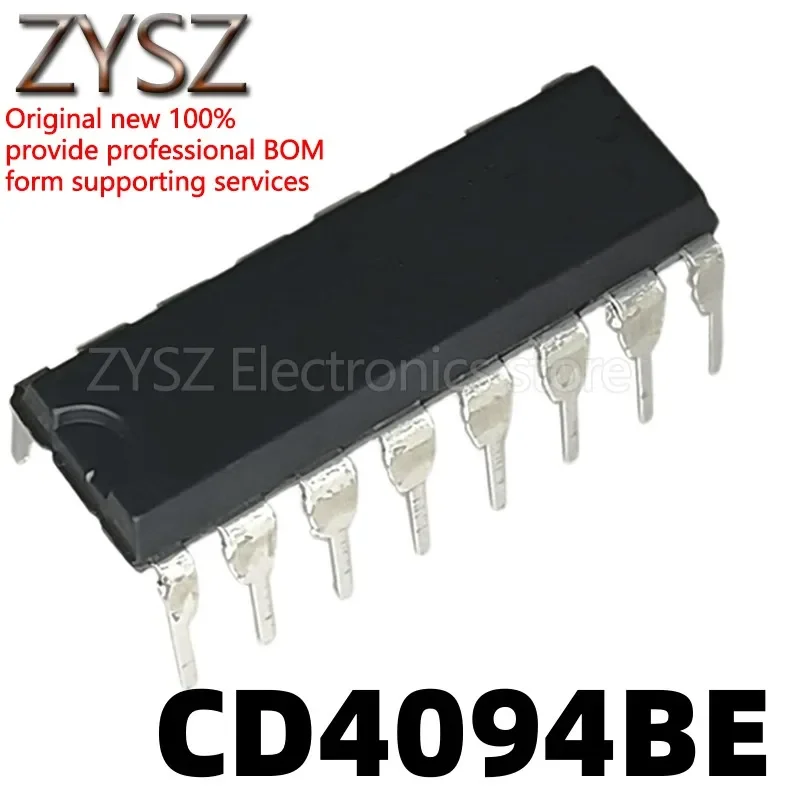 1PCS  CD4094 CD4094BE 8-BIT shift register inline DIP16