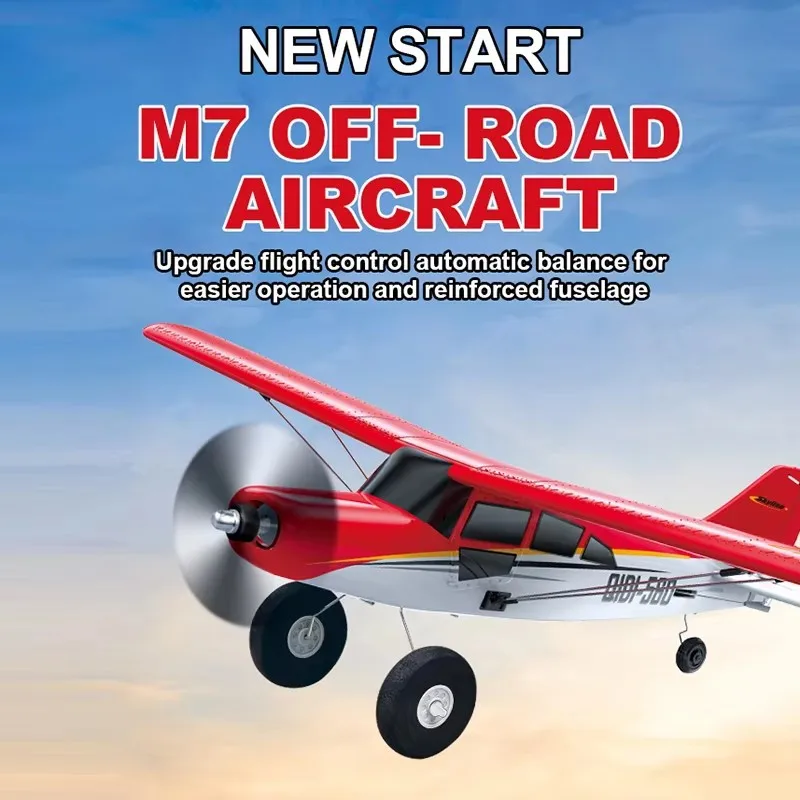 Qidi 560 M7 Off Road Remote Control Airplane 4ch Brushless Fixed Wing Aircraft Epp Foam Reinforced Fuselage Automatic Balance