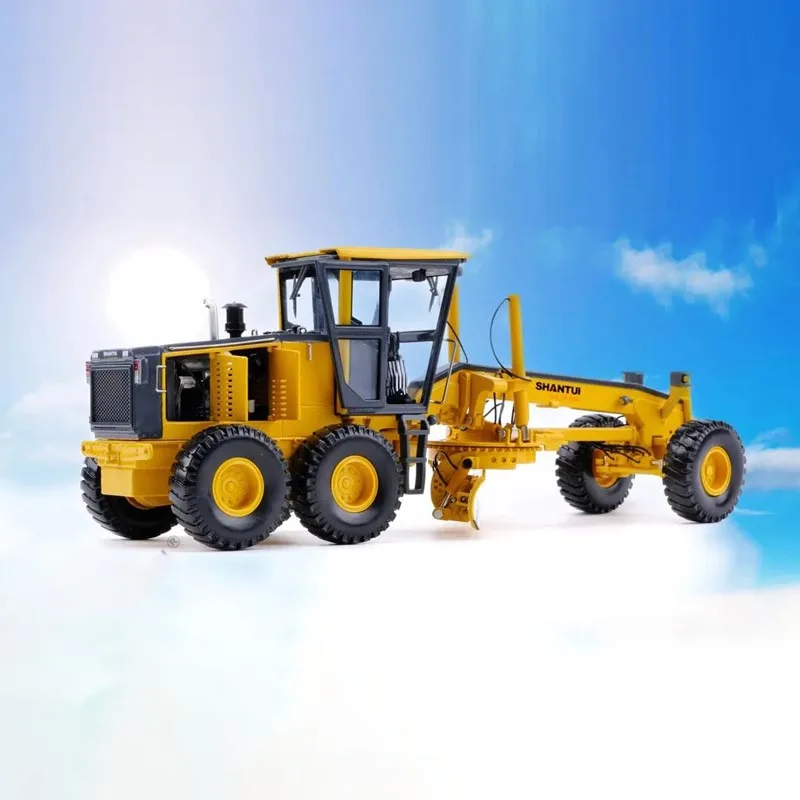 SHANTUI SG21-Modèle de véhicule d'ingénierie en alliage moulé sous pression, échelle 1:35, chargeur de niveleuse, collection de bulldozer, ornements d'affichage de souvenirs