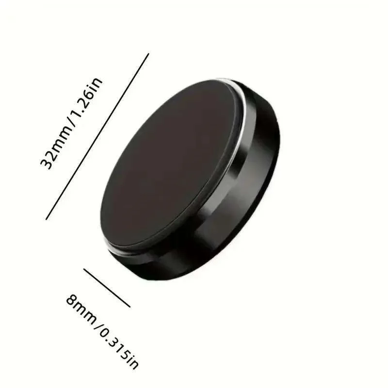 Magnetischer Autotelefonhalter, universeller Autotelefonständer für Armaturenbrett, Wandmontage, Auto-Magnetaufkleber, selbstklebend aus Aluminiumlegierung – Detail 2