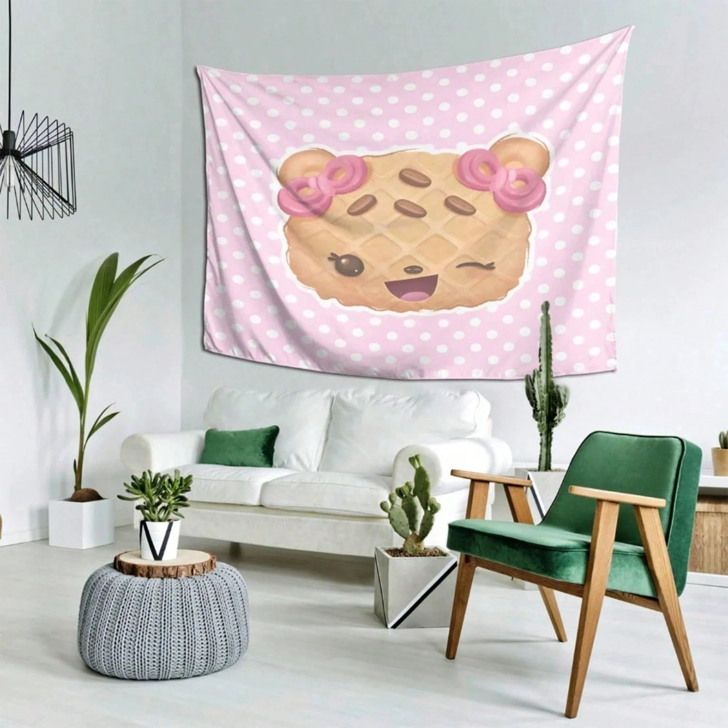 1pc Num Noms Themed Tapestry Wallpaper Suitable Home Decor Suitable for Living Room Background, Bedroom Wall Decor