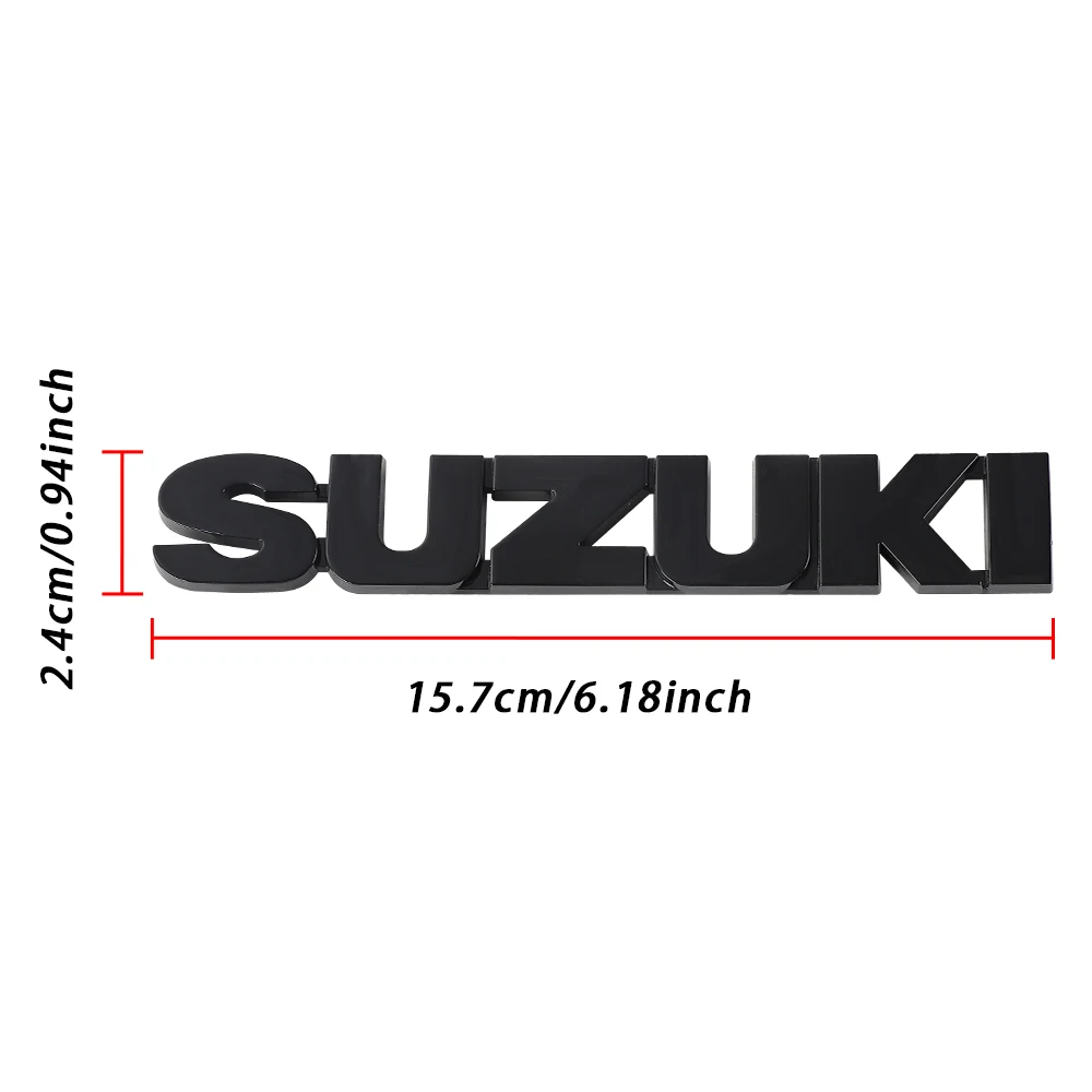 

1pc ABS Car Letter Fender Side Emblem Rear Tail Trunk Badge Sticker For Suzuki Swift Grand Alto Spacia Auto Valve Accessories