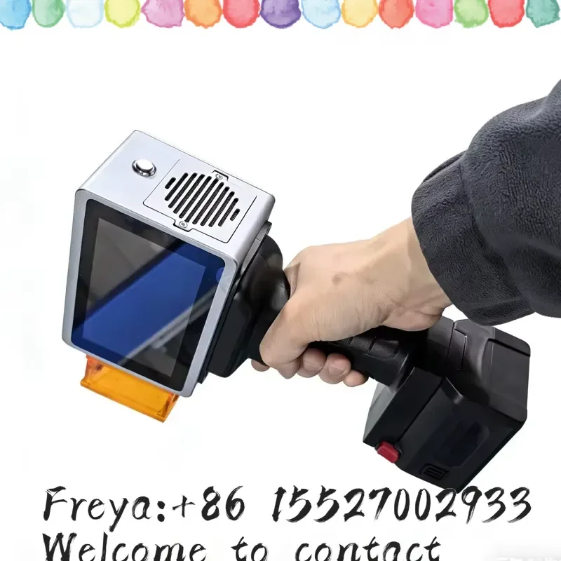 450nm 5W Blue Light Handheld Marking Engraving Machine for Metal Plastic Nameplate Ear Tag Print