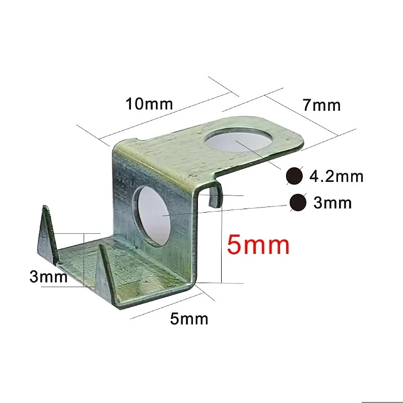 3Dチャンネル文字吊り下げ耳ブラケットステンレス鋼広告看板取り付け金具設置固定用スペアパーツ