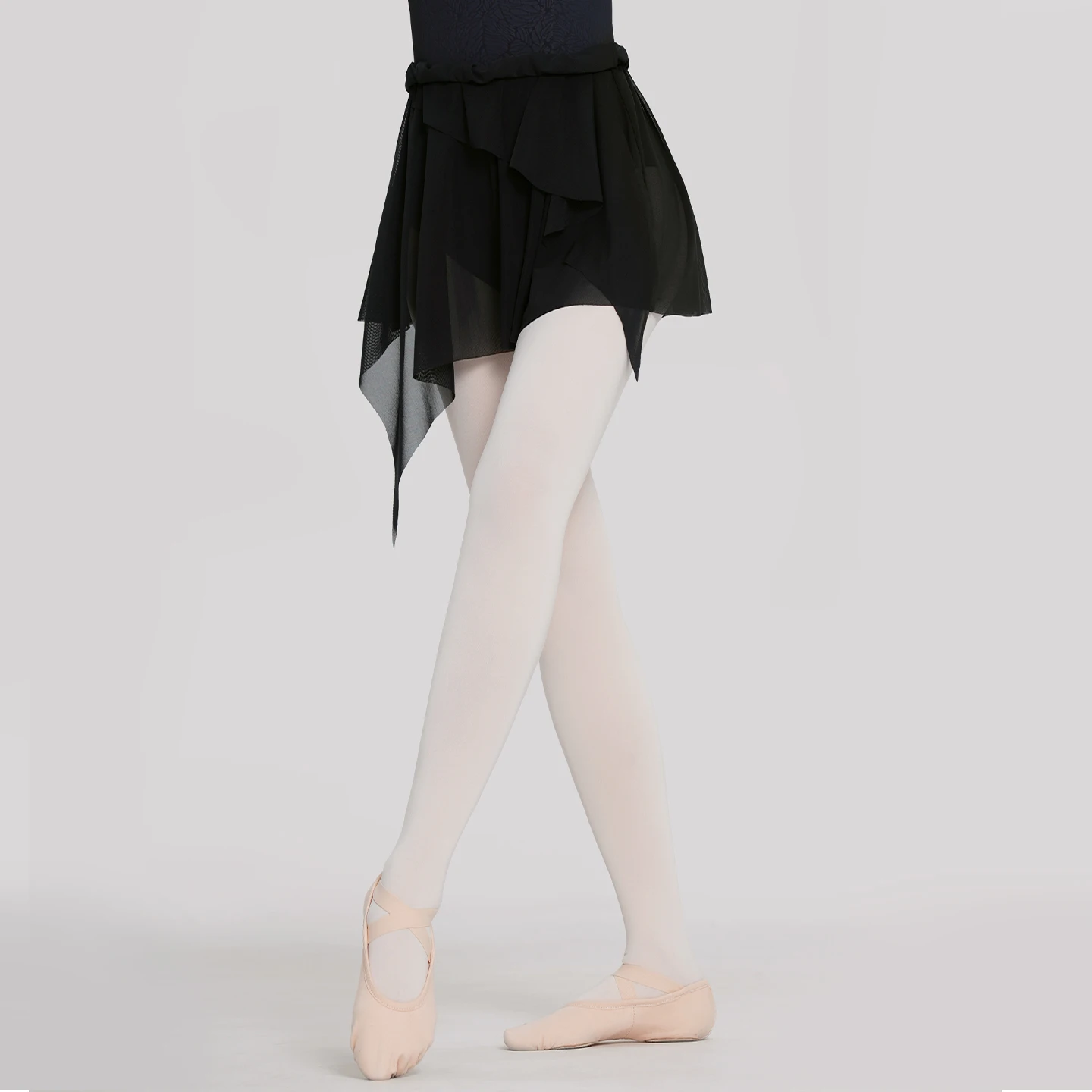 กระโปรงบัลเล่ต์ผู้หญิง ผ้าโปร่งสั้นแบบไม่สมมาตร กระโปรงบัลเล่ต์ กระโปรงสเก็ต กระโปรงบัลเลริน่า กระโปรงเต้นรำ ผ้าทูล