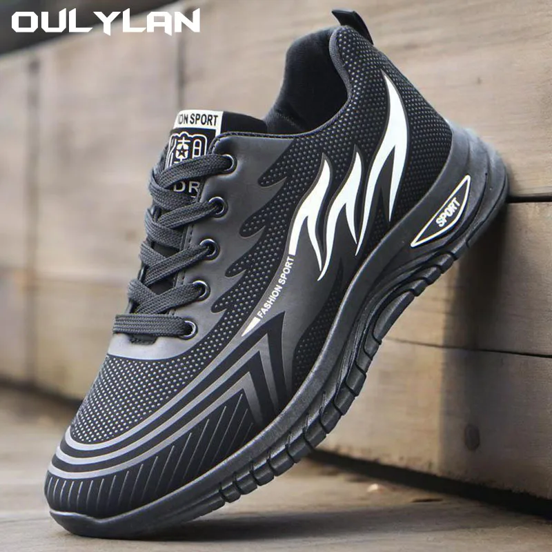 

Men's Fashion Antislip Wear-resisting Running Trainers Casual Sneakers New Breathable Sports Shoes Male Spring Outdoor Men Shoes