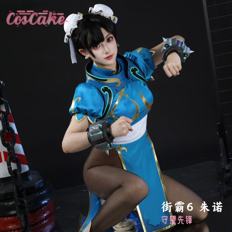 Overwatch Linkage Street Fighter 6 Juno Chun-Li Cosplay Costume Uniform Halloween Carnival Party Christmas Play Role Clothing view 2