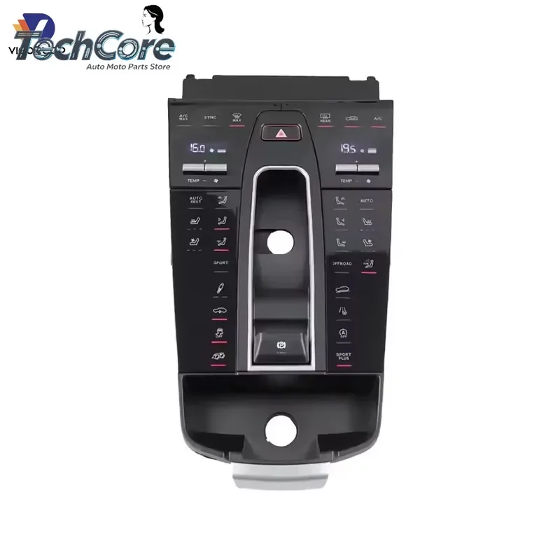 Modification Upgrade Interior Saddle Digital Control Panel Auto Car Ac Control Panel for Macan 2014-2021