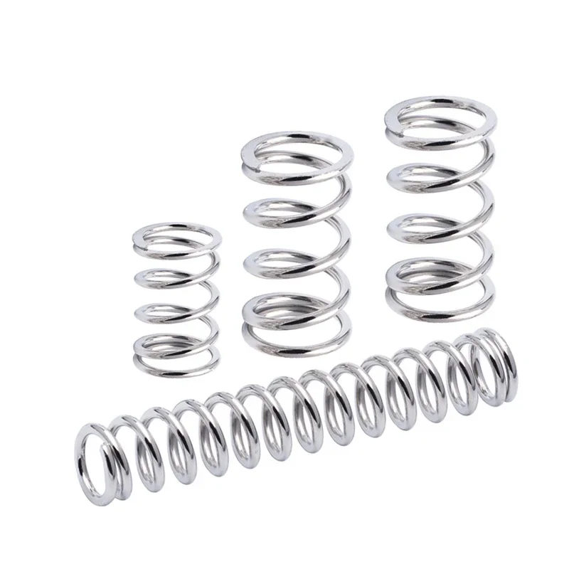Spring Steel Nickel Plated Compression Spring Y-shaped Shock Absorption Return Spring 1~50pc Wire Dia 2.5MM OD15~40MM L 30~100MM