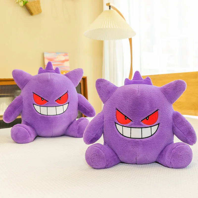 Pokemon Plush Toy Gengar Soft Stuffed Animal Kawaii Anime Dolls Birthday Gift for Kids