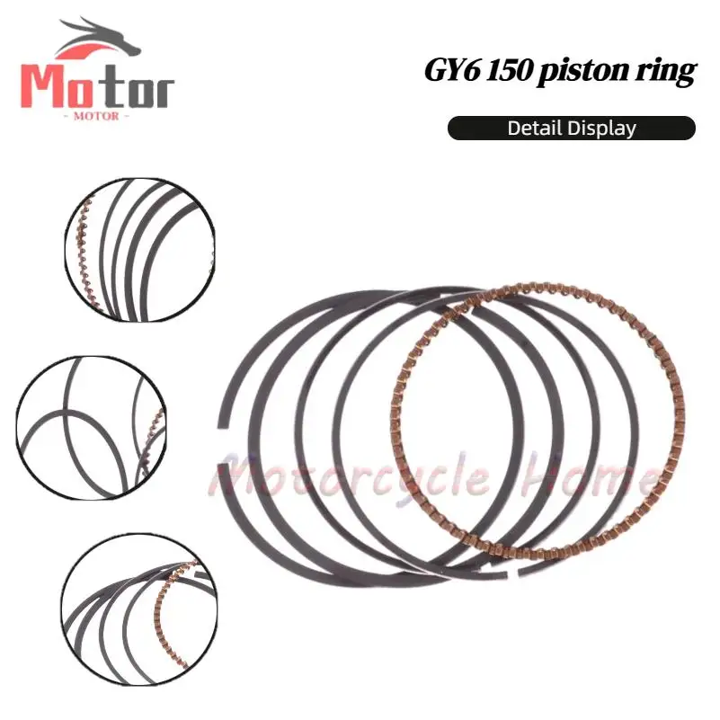 

Motorcycle Piston Kit Cylinder Kit Piston Ring for GY6-150 150 CC STD Refitted Enlarged Gasket Kit Set