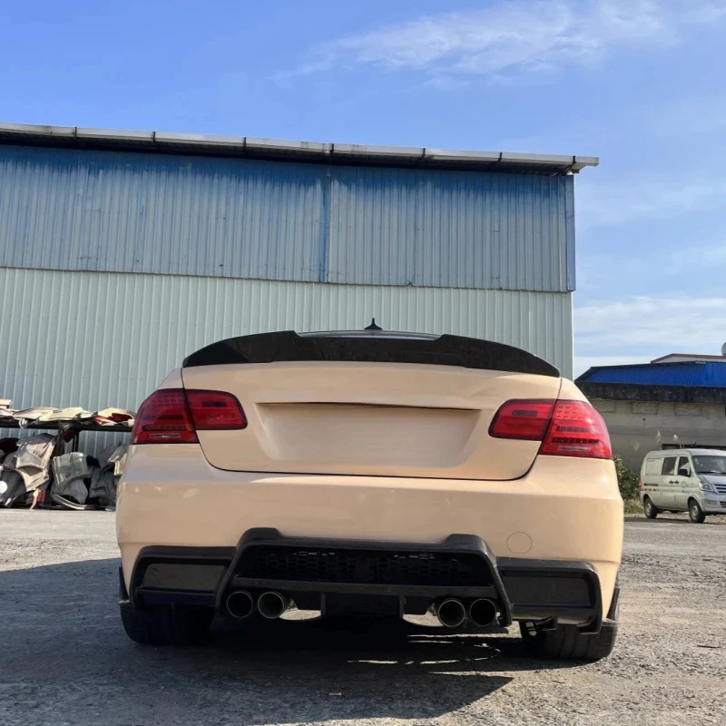 

Gloss Dry Real Carbon Fiber Rear Spoiler Wing Exterior Body Parts For E92 E92 M3