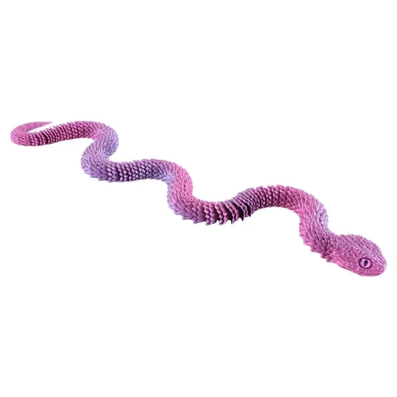 Snake Fidget Toy 3D Printed Realistic Snake Toys Multipurpose Animal Fidget Toys Creative Children Toys Funny Animal Toys