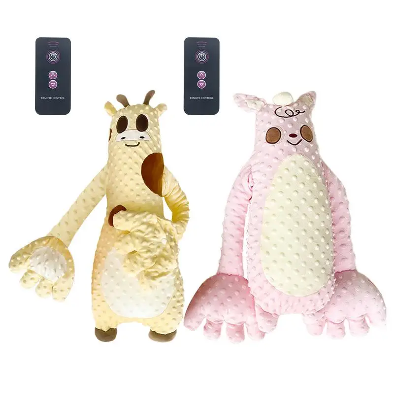 Muñeco para dormir con Palma calmante para bebé, almohada eléctrica de mano con Control remoto, juguete relajante para palmar en la palma para niños pequeños