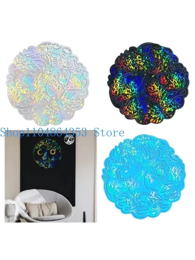 

652F Древо жизни, форма для фигурки DIY, эпоксидная смола, голографическая форма для ювелирных изделий, силиконовая форма