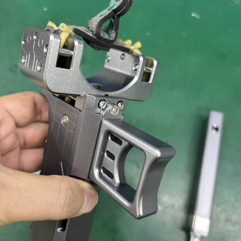 1PC Outdoor Portable EDC Aluminum Alloy CNC Continuous Firing Automatic Loading Alloy Clip Double Slot Rapid Fire Tool