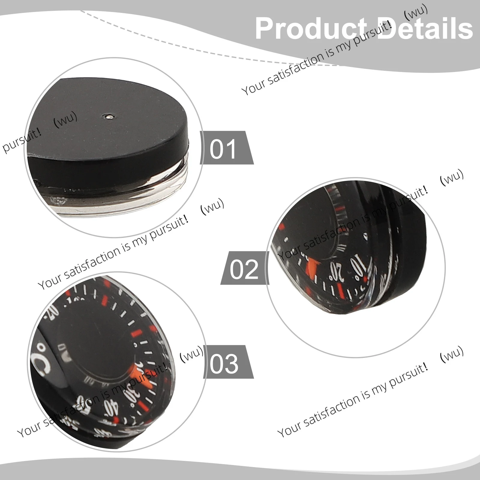 Inverted thermometer Indoor and outdoor thermometer, convenient temperature monitoring,easy to install, suitable for living room