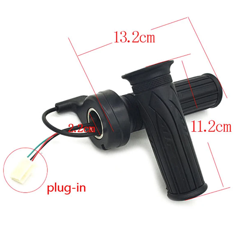 2 Pcs Electric Bike Throttle 12V 24V 36V 48V 60V 72V Accelerator For Electric Bicycle/e-bike/electric Scooter Throttle Dropship