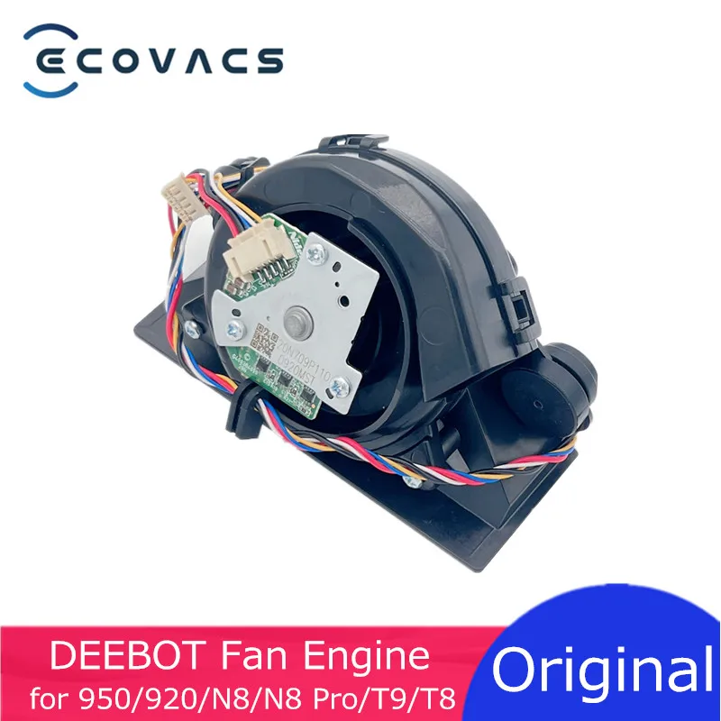 Original ECOVACS Fan Engine Vacuum Suction Generator for DEEBOT 950/ 920/ N8/ N8 Pro/ T9/ T8 Robot Vacuum Cleaner Spare Parts