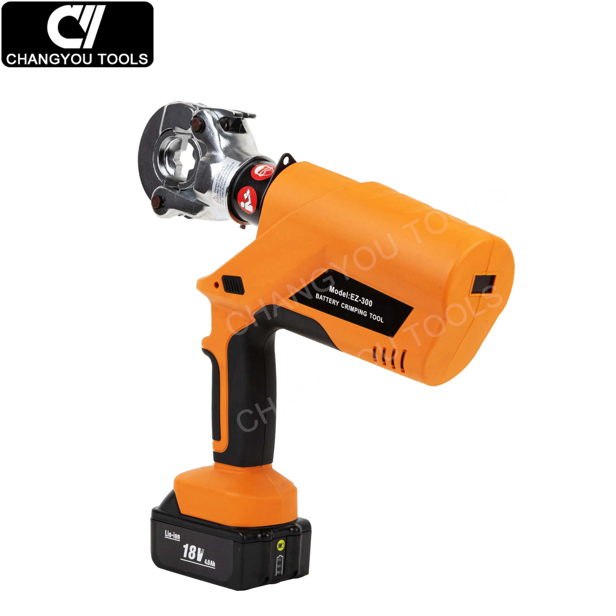 أداة تجعيد الكابلات الهيدروليكية EZ-300 أداة تجعيد كهربائية مضغوطة احترافية مع OLED لكابل 16-300 #3