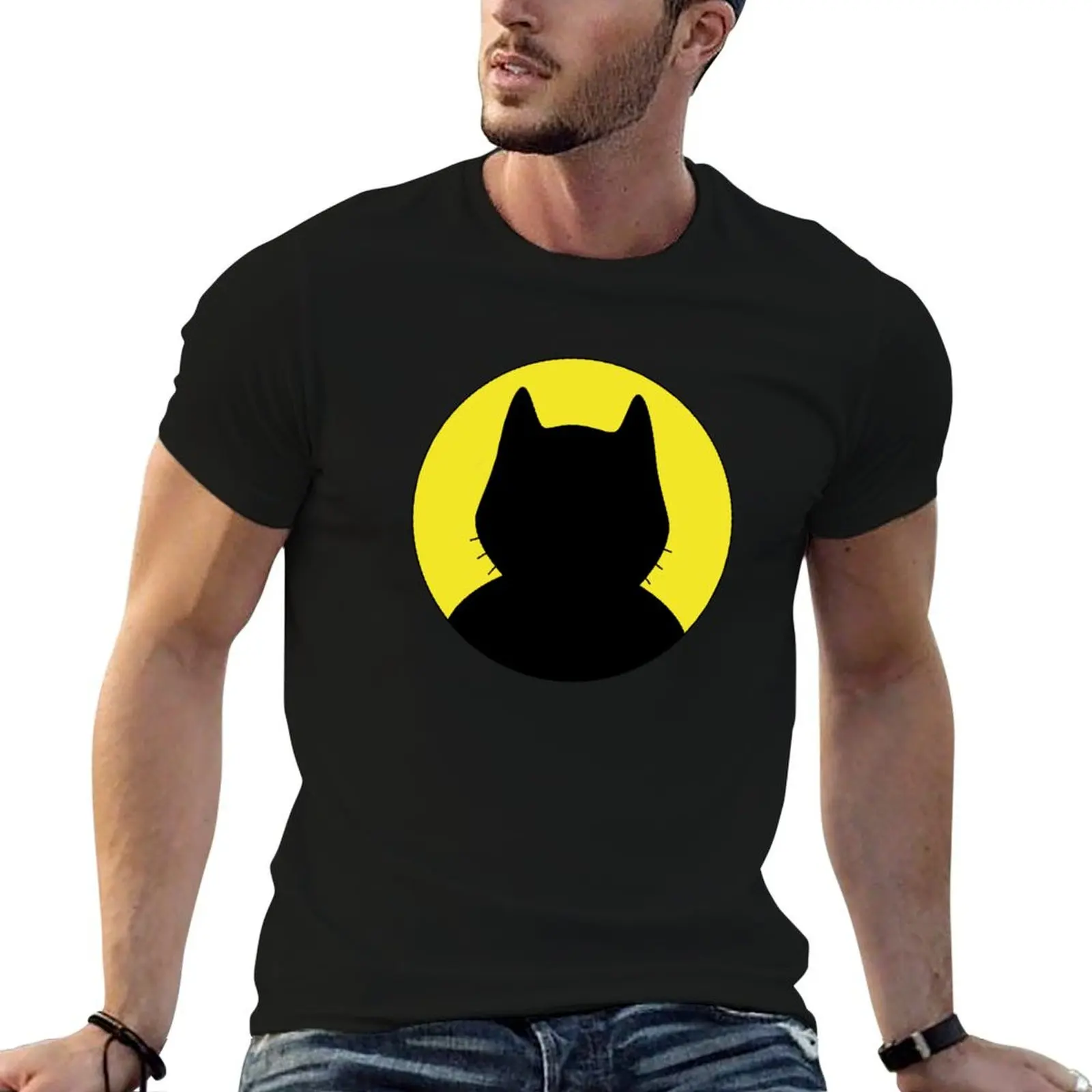 

CATSIGNAL GATISEAL CAT SIGNAL - BAT-SIGNAL CAT VERSION, BAT-SIGNAL CAT VERSION T-Shirt t shirt custom print T-Shirt