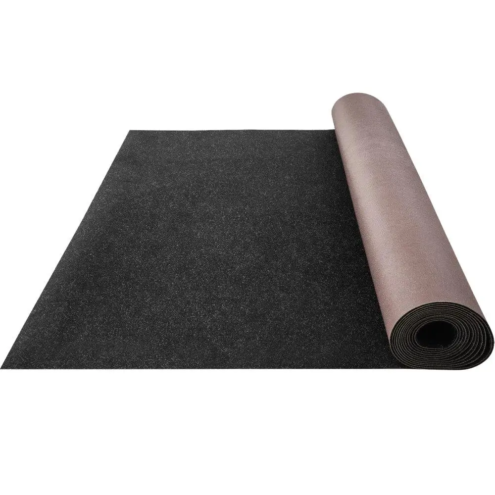 

Boat Carpet, 6 ft x 13.1 ft for marine Carpet for boats , Waterproof Black Indoor Outdoor Carpet with for marine Backing