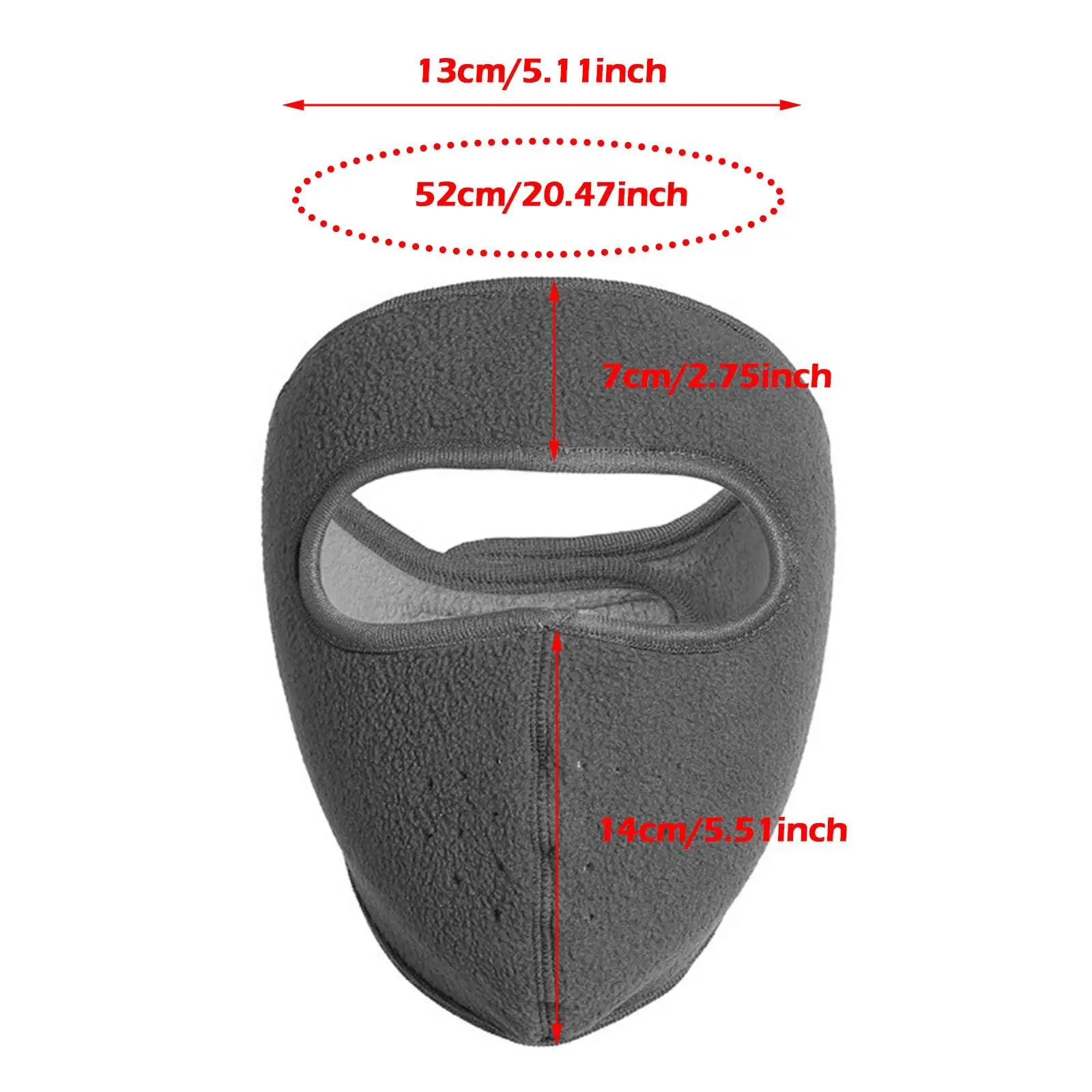 Outdoor Thermal Mask Autumn and Winter Cycling Windproof and Cold Ear Protection Mask 2-in-1 Breathable Winter Thermal Mask