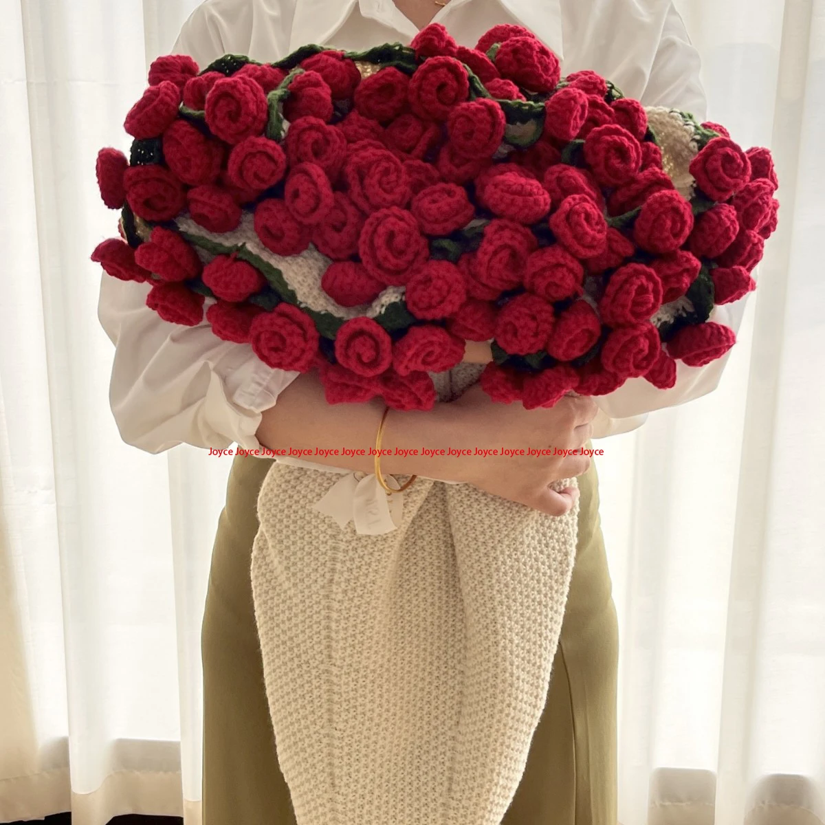 Manta De ramo De rosas Joyce, Manta De girasol De ganchillo, manta hecha a mano De rosas, Manta De sofá, manta De rosas, Manta De Ramo