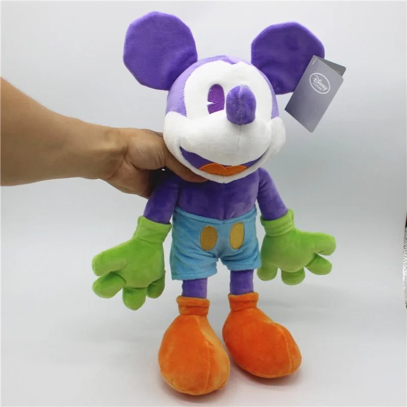 

45cm Color Mickey Minnie Ultra Soft Plush Toy Doll Doll Doll Doll Children's Birthday Gift Girlfriend Gift