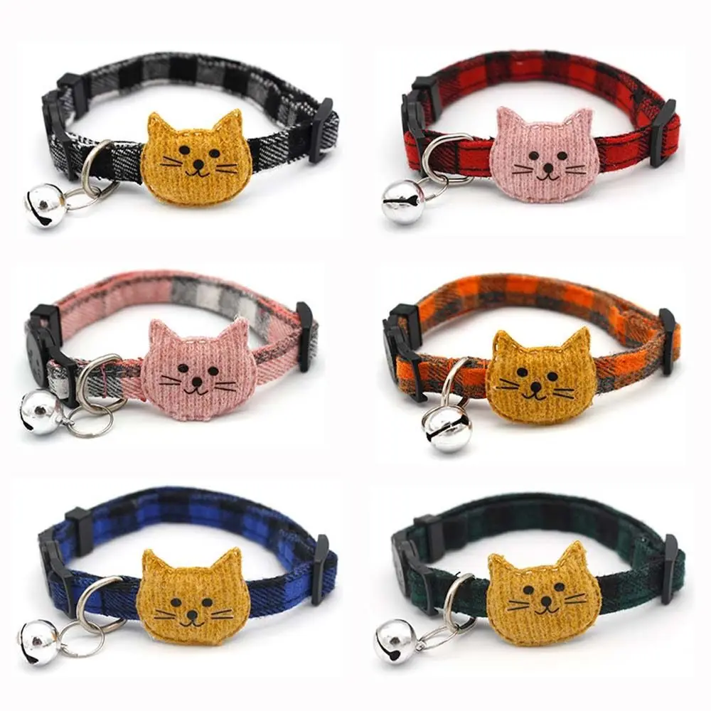 1 PCS Cute Cats Collar Elegant Fashion Bow Knot Patch Pet Neck Strap With Bell Simple Comfortable Dog Necklace