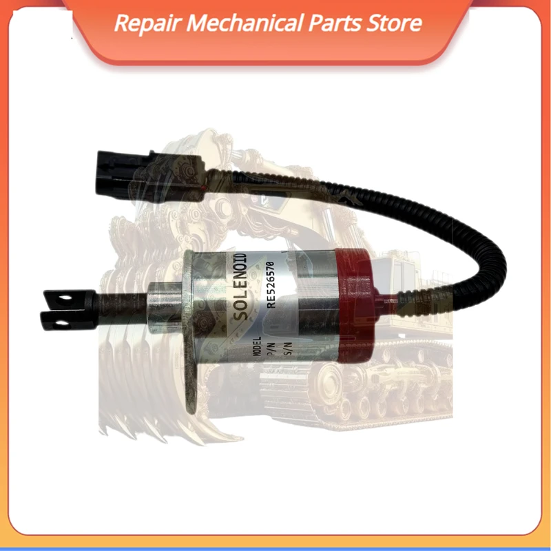 

For 12v Solenoid Valve Re526570 Re520305 For John For Deere 4024 5030 Loader 244 Ct332 Tractor Construction Machinery P
