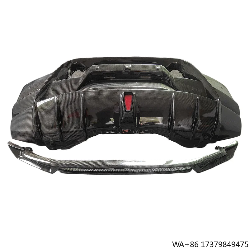 

New All Carbon Fiber P-style Rear Bumper Grille Body Kit for Lamborghini Huracan LP580 LP610