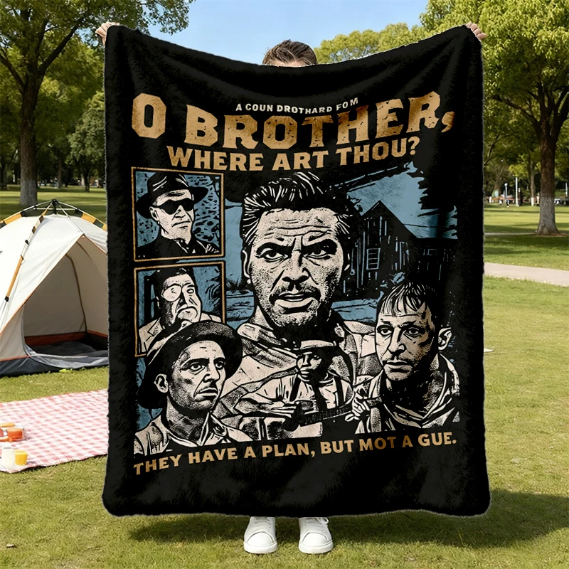 O Brother Where Art Thou Directed By The Coen Brothers:  Film Flannel Throw