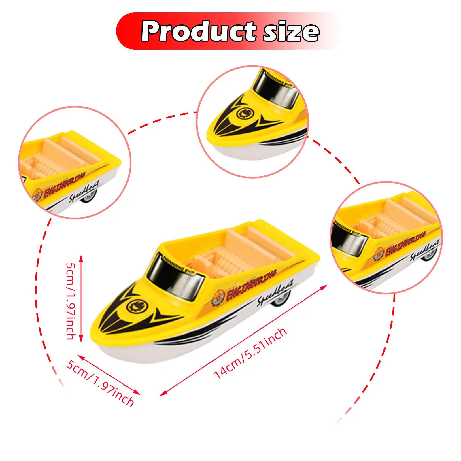 5個セット ミニプルバックボート シミュレーション デスクトップデコレーション リアルな子供用乗り物 おもちゃ 男の子向け 3歳 4歳 5歳 6歳 ギフト