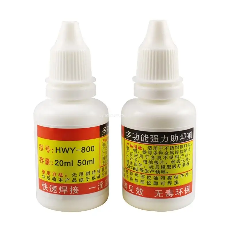 25ml No-clean Watteries Powerful Rosin Soldering Agent for Stainless Steel