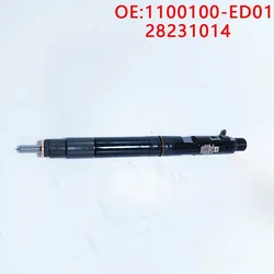 High quality New For 28231014 Diesel Injector Nozzle 28231014 1100100-ed01 Voor H5 H6 Gw4d20 2.0T 28231014
