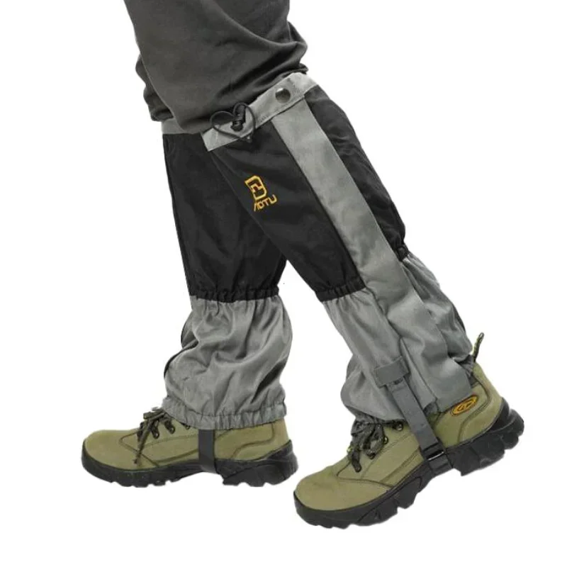 غطاء قدم مقاوم للماء مقاوم للرمل ، مدفئات الساق لتسلق الجبال ، الثلج ، المشي لمسافات طويلة ، الصحراء ، حذاء الثلج ، الرجال والنساء #1