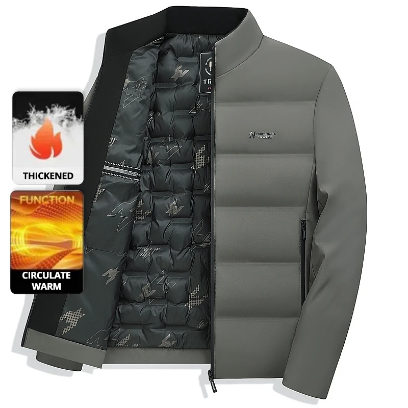 Grado superiore ​ ​ Giacca Parka corta invernale da uomo Giacca a vento Cappotti Bubble Puffer 2025 Nuovo capospalla trapuntato moda casual