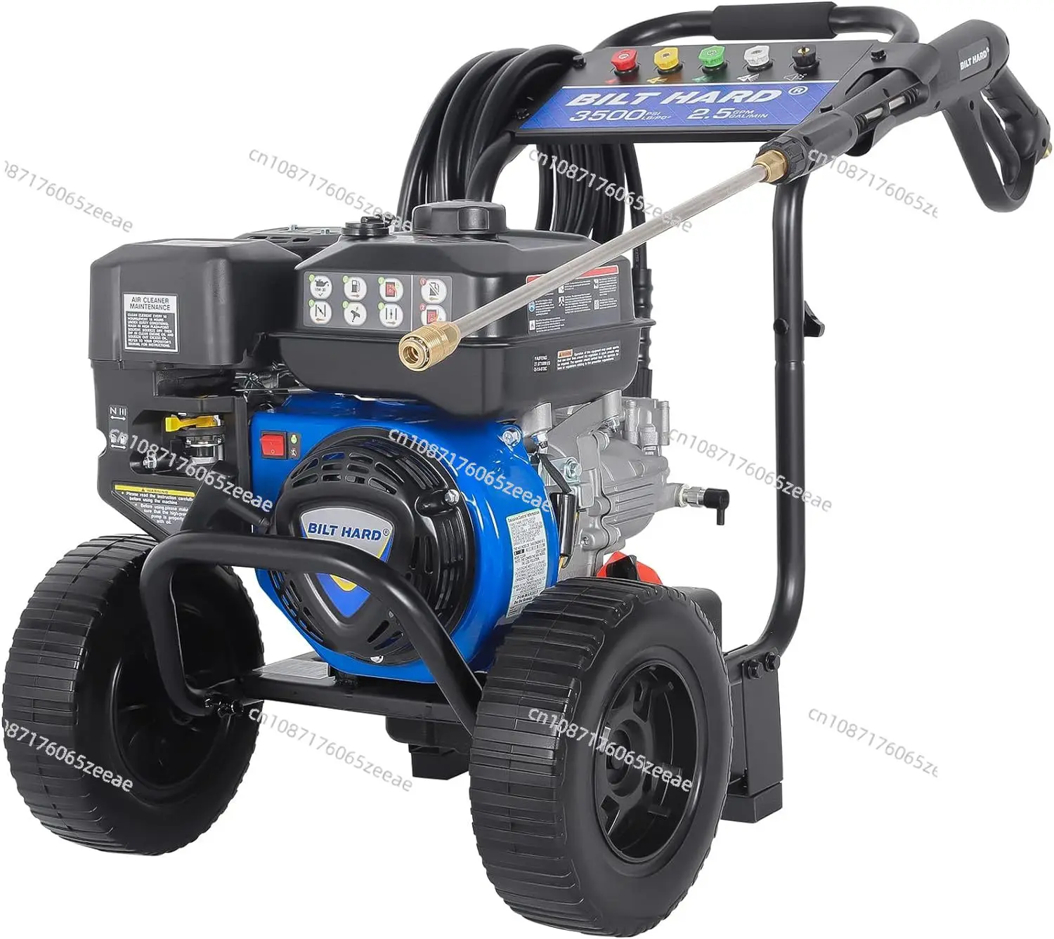 Gas Pressure Washer, 2.5 GPM 3500 PSI Axial Pump Gas Power Washer Heavy Duty, 4-Cycle 224cc Engine