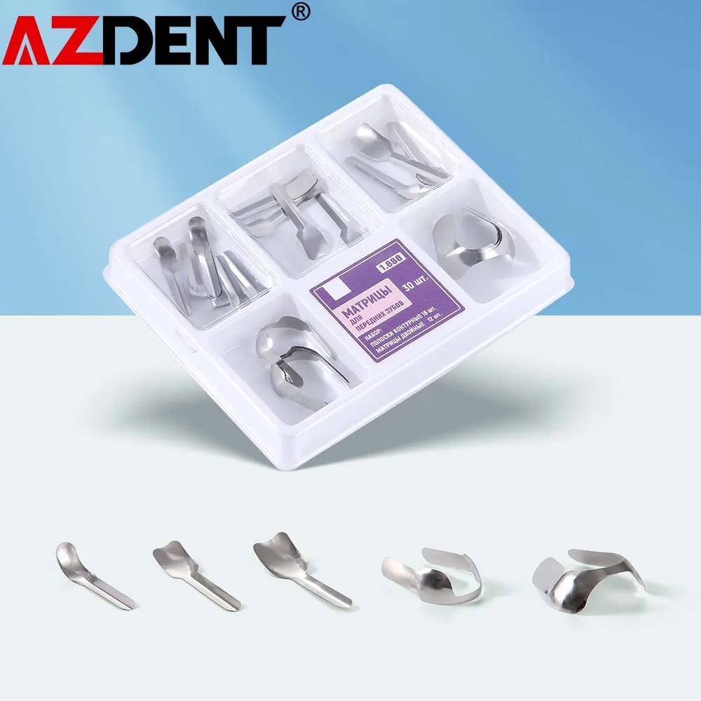 30pcs/box Dental Proximal Anterior Strips Large Small Twin Anterior Matrices Matrix Systems