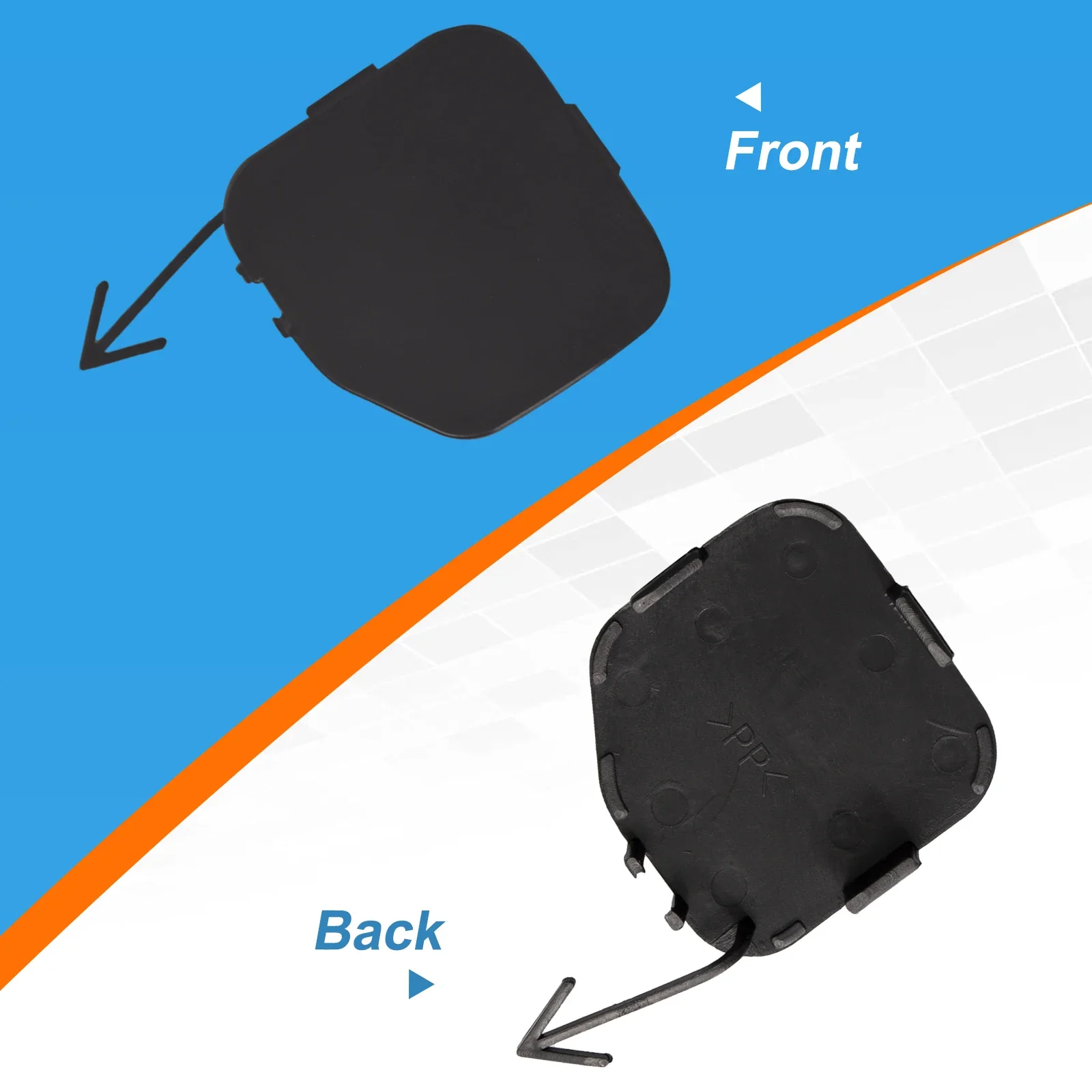 Couvercle de crochet de remorquage de pare-chocs arrière, œil de remorquage pour accessoires Subaru Forester 2009 2010 2011 2012 2013 57731SC050