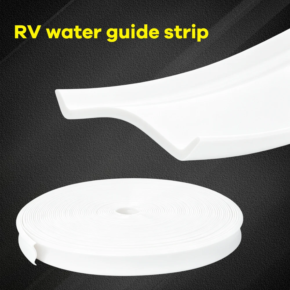 RV Insert Molding Trim, Trim Insert 1in, Travel Trailer Screw Cover Trim, Door Corner Seal, 100Ft Camper Exterior Trim