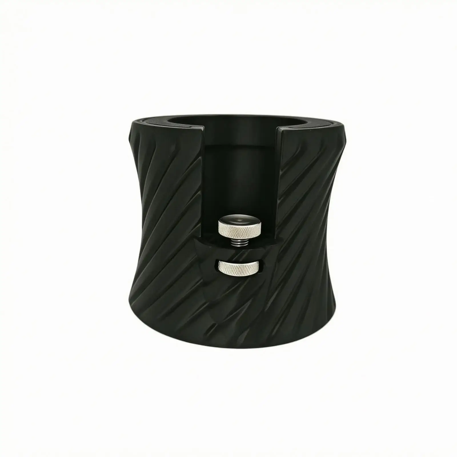 Coffee Tamping Stand Helical Grooved Portafilter Stand Open Top Cradle