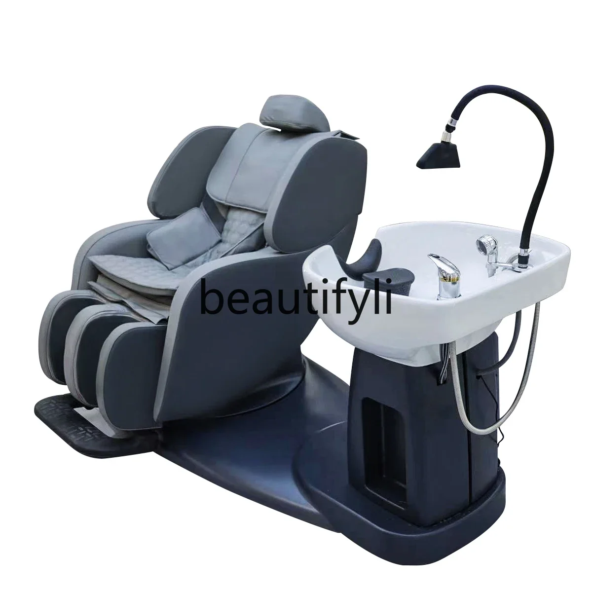 ss D High-end hair chair rotating massage flush bed multi-functional electric shampoo bed