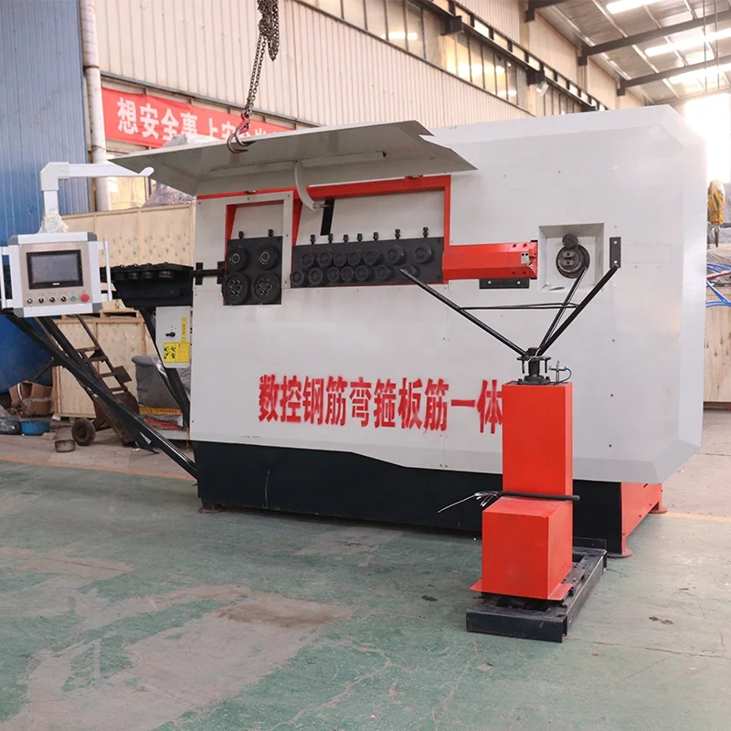 Heavy Duty Cnc Steel Bar Bending Hoop Machine High Speed Rebar Stirrup Bender For Industrial Building Steel Fabrication